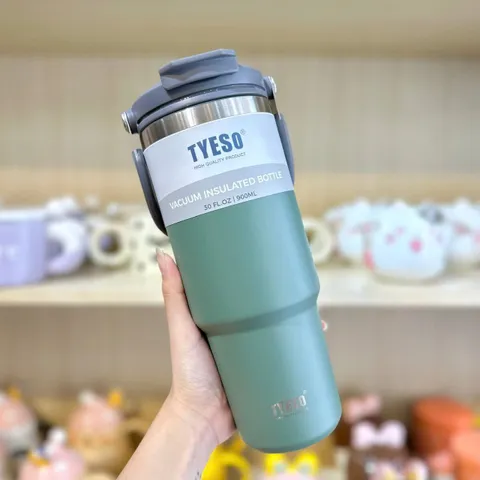 Bình Giữ Nhiệt TYESO Chính Hãng - Thiết Kế Sang Trọng, Đa Dung Tích 600ml, 750ml, 900ml, 1200ml, Giữ Nhiệt Lâu, An Toàn Cho Sức Khỏe