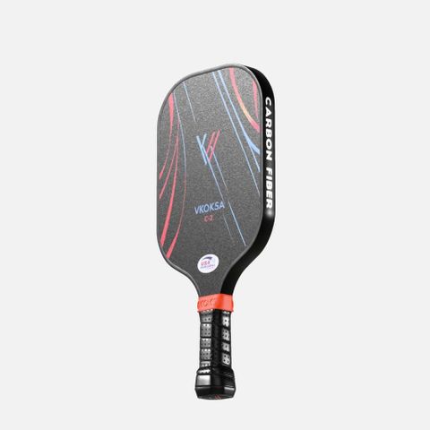 Bộ 2 Vợt Pickle Ball VKOKSA C-2 - Chính Hãng Mỹ, Kèm 4 Bóng & Túi Đựng, USA Pickleball Approved, Chất Liệu Carbon T300, Fiberglass
