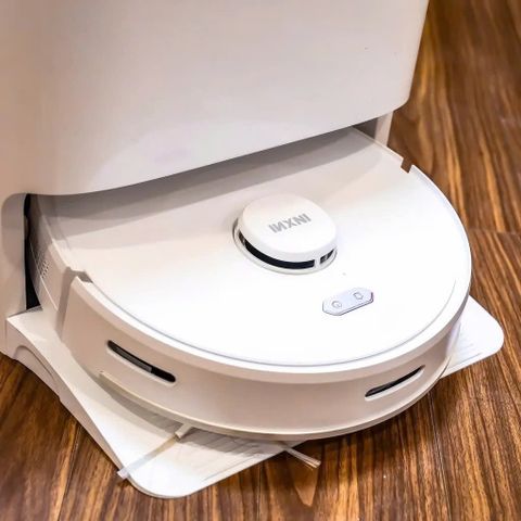 Robot Hút Bụi Lau Nhà INXNI U1 PRO - Tự Giặt, Sấy Khô, Khử Khuẩn Ion Bạc, Lực Hút 5000Pa, Điều Hướng LDS LiDAR Thông Minh