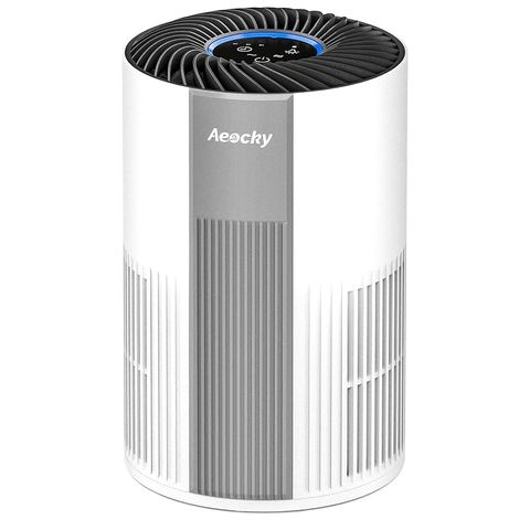 Máy Lọc Không Khí Aeocky 5-in-1 H13 HEPA - Lọc Bụi Mịn, Kháng Khuẩn, Thiết Kế Hiện Đại Cho Phòng Ngủ và Văn Phòng Nhỏ