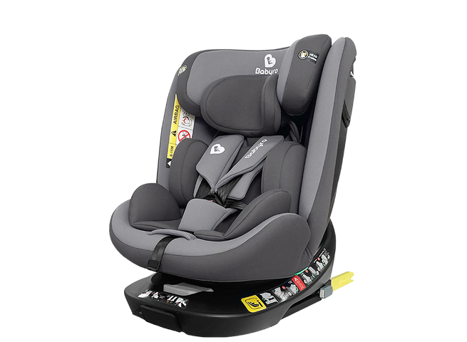Ghế ô tô cho bé BABYRO I-SPINSAFE (G412I0T) - Xoay 360°, Chuẩn i-Size ECE R129, An toàn cho trẻ từ 0-12 tuổi, Chống va đập SIPS+