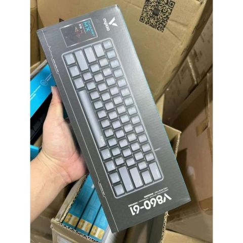 Bàn phím cơ Rapoo V860 - 61 phím Red Switch, thiết kế không dây, đèn LED nhiều màu dành cho game thủ chuyên nghiệp