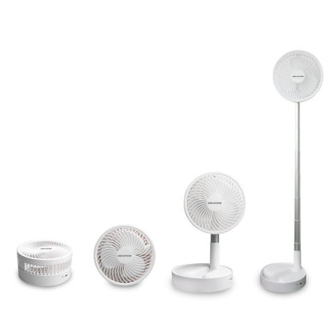 Quạt Tích Điện Thông Minh Drapow DF02 - Gấp Gọn, 3 Chế Độ Gió, Thích Hợp Văn Phòng & Đi Cắm Trại, Thời Gian Sử Dụng 4-10 Giờ
