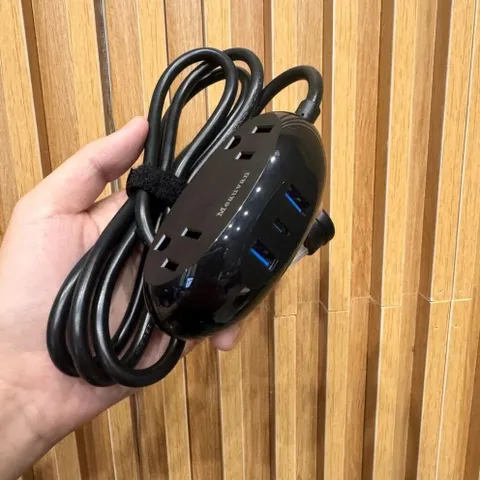 Ổ Cắm Điện Đa Năng Meauvan US06 - 2 Ổ Cắm 220V, 2 USB-A & 1 USB-C, Sạc Nhanh & An Toàn, Thiết Kế Nhỏ Gọn Dễ Dàng Mang Theo