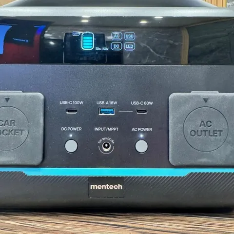 Trạm Năng Lượng Di Động Mentech MT600 600W - Sạc Nhanh USB-C 100W, 220V, Thích hợp Du Lịch, Cắm Trại, Nguồn Dự Phòng