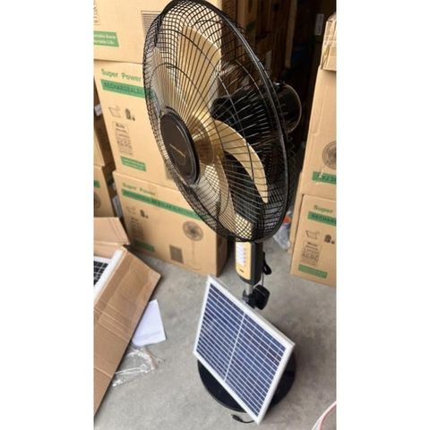 Quạt Cây Năng Lượng Mặt Trời Nanjiren XD-001 - Tích Điện, Kèm Tấm Panel NLTM, 3 Tốc Độ Gió, Dùng Điện 220V