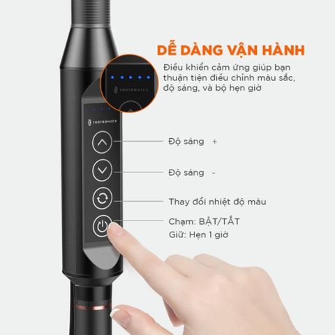 Đèn cây LED Taotronics TT-DL060 bằng kim loại - Đèn bàn/đèn cây thông minh 12W, điều chỉnh độ sáng và nhiệt độ màu 3000K-6500K