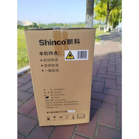 Máy Hút Ẩm Shinco CF20BD/L3 20L/ngày - Thiết Bị Khô Thoáng Không Gian Sống, Tiết Kiệm Điện Năng, Thiết Kế Hiện Đại, Cảm Biến Tự Động
