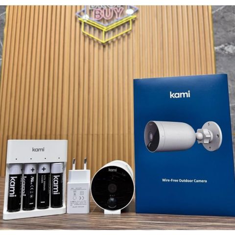 Camera Không Dây Kami - Giám Sát Ngoài Trời HD 1080P, Chống Nước - Bảo Vệ An Toàn, Pin Sạc Thời Gian Dài, Góc Nhìn Rộng 140°