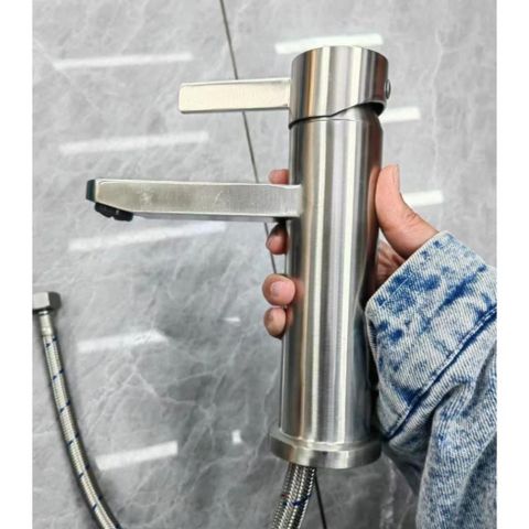 Vòi chậu rửa mặt nóng lạnh cao cấp SUPOR 212204-01LS, chất liệu inox 304 chống gỉ, bảo vệ sức khỏe, tiết kiệm nước, tuổi thọ cao