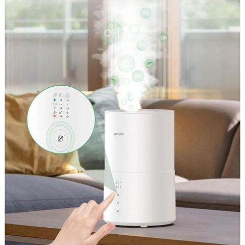 Máy Diệt Khuẩn Không Khí Milin ML9HM0010 - Công Nghệ Điện Phân Nước An Toàn, Diệt Khuẩn Hiệu Quả và Bù Ẩm Tinh Dầu