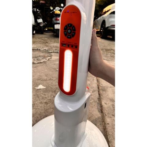 Quạt Cây Tích Điện EASY POWER EP-8816 - Quạt Cỡ Lớn Có Remote, Tiết Kiệm Điện, Hẹn Giờ, Đèn LED, Sử Dụng Như Quạt Thông Thường