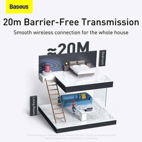 USB Bluetooth Receiver Baseus BA04 - Kết Nối Không Dây Tốc Độ Cao CSR 5.0, Khoảng Cách 20m, Tương Thích Nhiều Thiết Bị