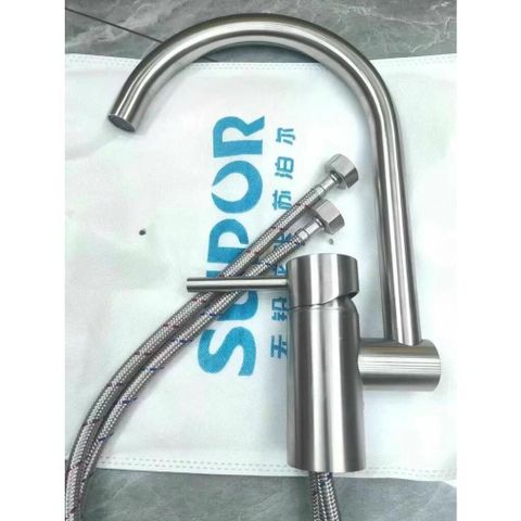 Vòi Rửa Bát Xoay 360 Độ SUPOR 250607-02 Inox 304 Có Nóng Lạnh - Thiết Kế Thông Minh, Bền Bỉ, An Toàn Cho Sức Khỏe