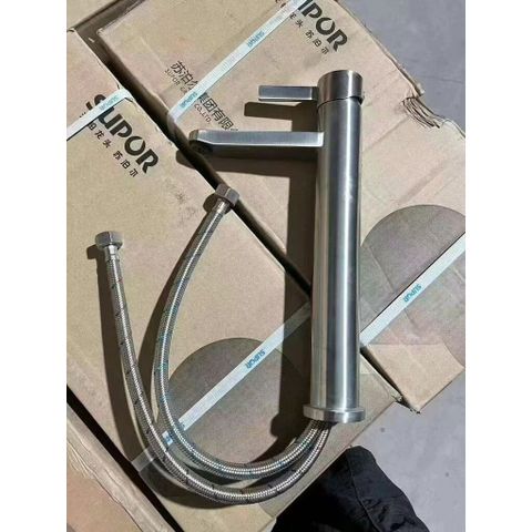 Vòi Lavabo Nóng Lạnh SUPOR 212224-01-LS - Inox 304 Chống Gỉ, Chất Lượng Cao, Thiết Kế Hiện Đại, Dễ Dàng Vệ Sinh