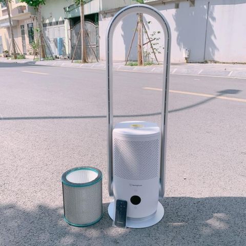 Quạt Không Cánh Westinghouse WX-WYP03 - Quạt Lọc Không Khí Thông Minh, Thiết Kế Sang Trọng An Toàn, Điều Khiển Từ Xa, 30W