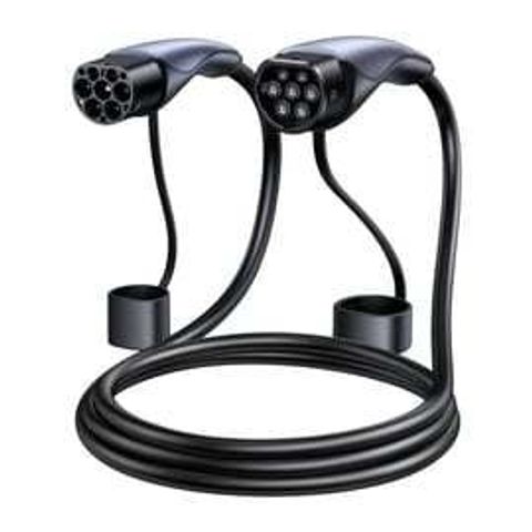 Cáp sạc xe ô tô điện Ugreen EV708, 32A, 22kW, dài 5m, IP55 – An toàn, tốc độ cao, tương thích xe điện tại Việt Nam