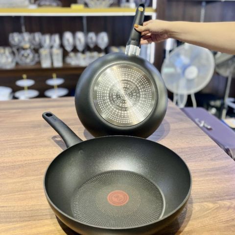 Chảo Sâu Lòng Tefal Ultimate G2681972 28cm - Chống Dính Titanium Anti-Scratch, Dùng Bếp Từ, Made in France, Bền Bỉ, Dễ Vệ Sinh