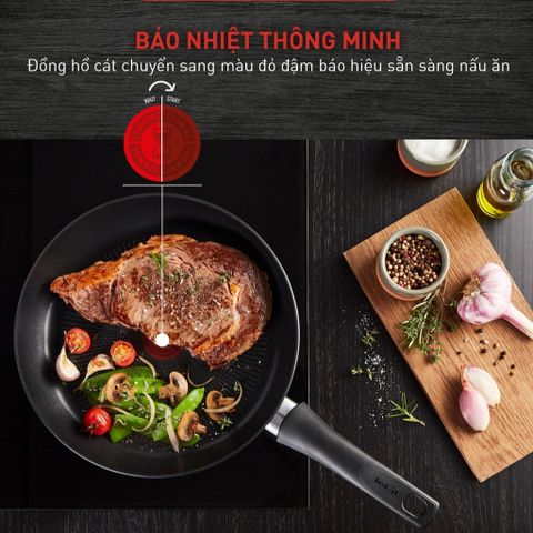Chảo Sâu Lòng Tefal Ultimate G2681972 28cm - Chống Dính Titanium Anti-Scratch, Dùng Bếp Từ, Made in France, Bền Bỉ, Dễ Vệ Sinh