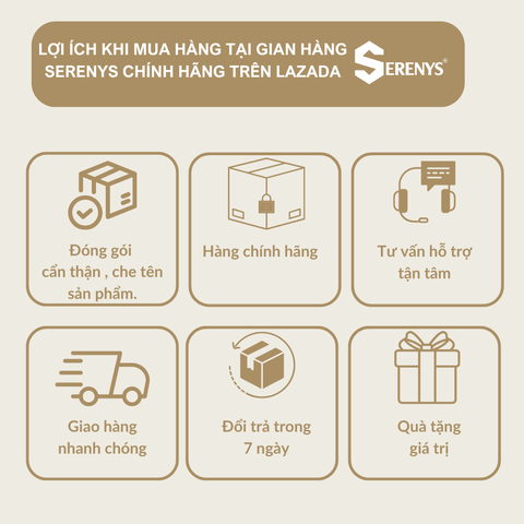 Bộ 5 Dung dịch vệ sinh Serenys Classic 100ml - Sạch thoáng hằng ngày cho phụ nữ - Giúp duy trì độ pH và ngăn ngừa vi khuẩn