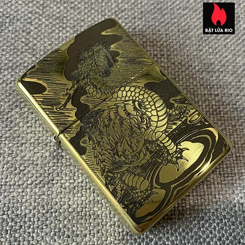 Zippo 254B Khắc Quy - Bật Lửa Khắc Laser Sâu Thể Hiện Phong Cách Cá Nhân, Quà Tặng Độc Đáo cho Fan Bộ Sưu Tập