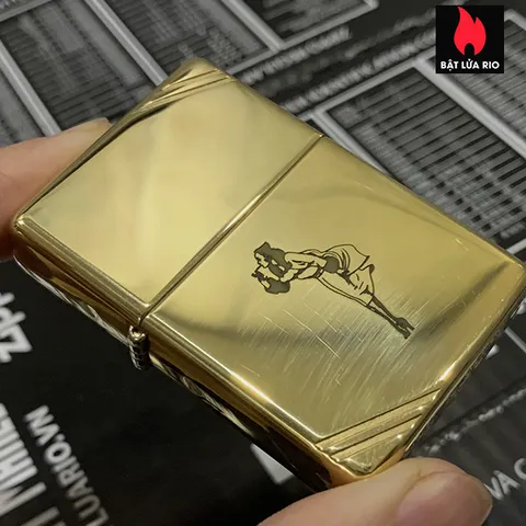 Zippo 270 Khắc Windy Girl - Bật Lửa Khắc Laser, Quà Tặng Phong Cách Thời Trang Cho Người Yêu Thích Nghệ Thuật