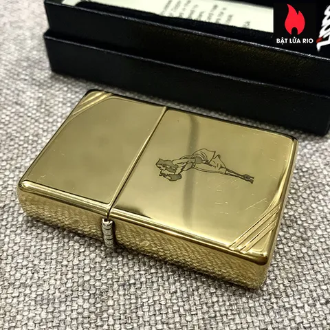Zippo 270 Khắc Windy Girl - Bật Lửa Khắc Laser, Quà Tặng Phong Cách Thời Trang Cho Người Yêu Thích Nghệ Thuật