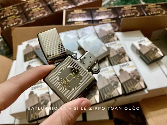 Bật Lửa Zippo 49629 Founder’s Day 2021 Black Ice - Phiên Bản Giới Hạn Kỷ Niệm Ngày Sinh Nhật George G. Blaisdell