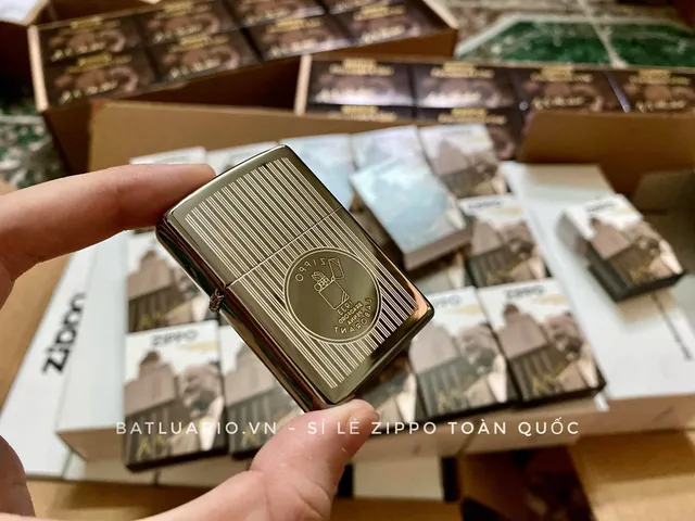 Bật Lửa Zippo 49629 Founder’s Day 2021 Black Ice - Phiên Bản Giới Hạn Kỷ Niệm Ngày Sinh Nhật George G. Blaisdell