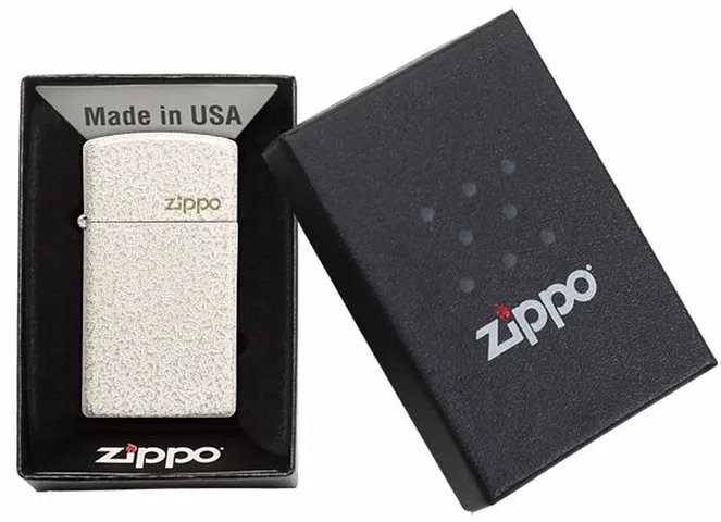 Bật Lửa Zippo Slim® 49265ZL Mercury Glass - Thiết Kế Sang Trọng, Chính Hãng, Âm Thanh Click Đặc Trưng, Hộp Quà Tặng