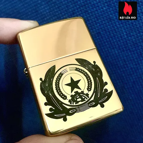 Zippo 254B Khắc Logo - Bật Lửa Cao Cấp Khắc Laser - Quà Tặng Độc Đáo Cho Người Yêu Thích Zippo