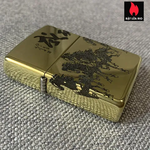 Zippo 254B Khắc Mã Đáo Thành Công - Bật Lửa Khắc Laser 4 Mặt Quà Tặng Độc Đáo, Thương Hiệu Nổi Tiếng