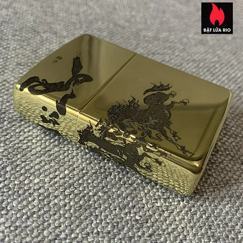Zippo 254B Khắc Mã Đáo Thành Công - Bật Lửa Khắc Laser 4 Mặt Quà Tặng Độc Đáo, Thương Hiệu Nổi Tiếng