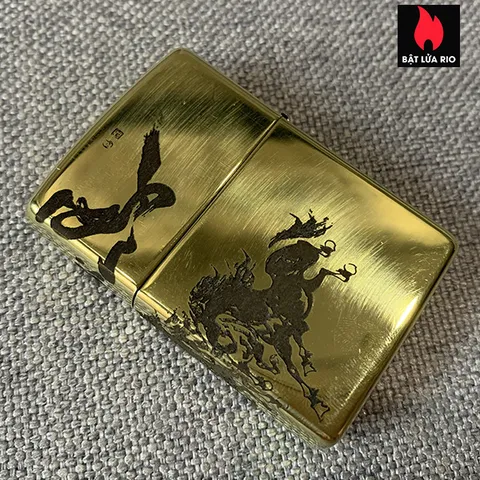 Zippo 254B Khắc Mã Đáo Thành Công - Bật Lửa Khắc Laser 4 Mặt Quà Tặng Độc Đáo, Thương Hiệu Nổi Tiếng
