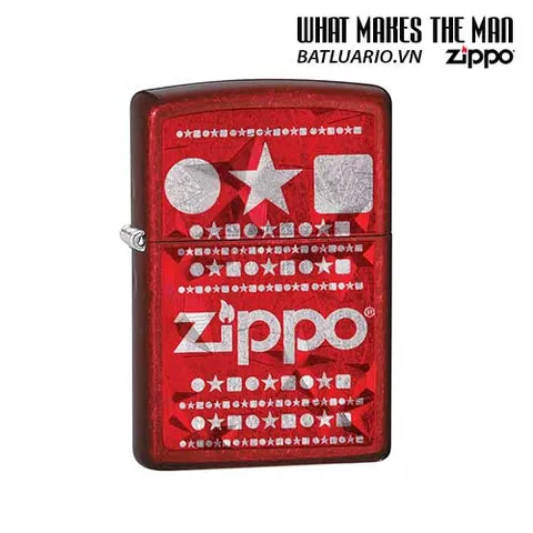 Bật Lửa Zippo 28342 - Candy Apple Red, Bật Lửa Chính Hãng, Quà Tặng Phong Cách, Thuộc Bộ Sưu Tập Zippo