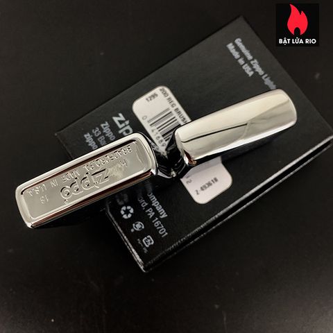 Vỏ Zippo Brushed Chrome Chính Hãng Nguyên Zin 100% KHÔNG KÈM RUỘT - Sản Phẩm Thay Thế Cho Bật Lửa Zippo Cũ Hư Hỏng