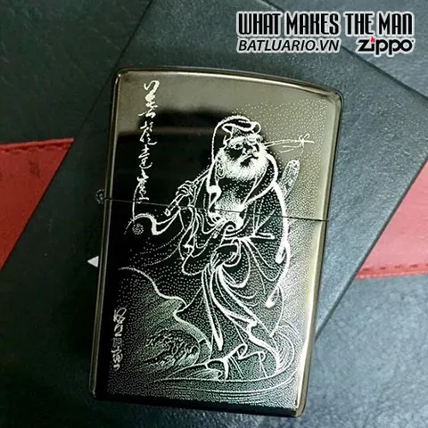 Bật Lửa Zippo Khắc Đạt Ma Sư Tổ - Món Quà Độc Đáo Cho Người Yêu Thích Phong Thủy và Văn Hóa Phật Giáo
