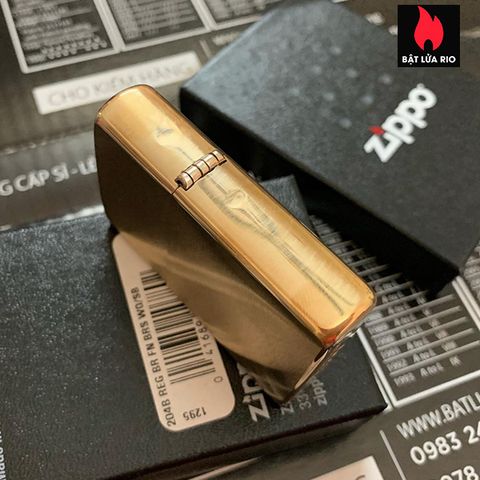 Vỏ Zippo Đồng Vàng Xước Chính Hãng Mỹ - Thay Thế Khi Hư Hỏng, Không Kèm Ruột, Mới 100% - Phụ Kiện Thời Trang Nam Nữ
