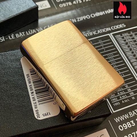 Vỏ Zippo Đồng Vàng Xước Chính Hãng Mỹ - Thay Thế Khi Hư Hỏng, Không Kèm Ruột, Mới 100% - Phụ Kiện Thời Trang Nam Nữ