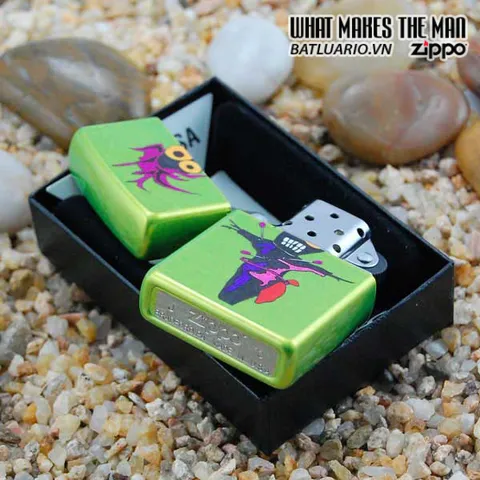 Bật Lửa Zippo 28034 Voodoo Lurid - Bật Lửa Chất Lượng Cao, Thiết Kế Huyền Bí, Quà Tặng Độc Đáo cho Người Yêu Thích Văn Hóa Hipster