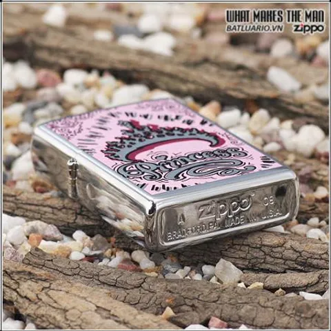Bật Lửa Zippo 24313 Crôm Bóng - Thiết Kế Công Chúa Sang Trọng, Quà Tặng Thân Thiện Với Người Yêu Thích Zippo