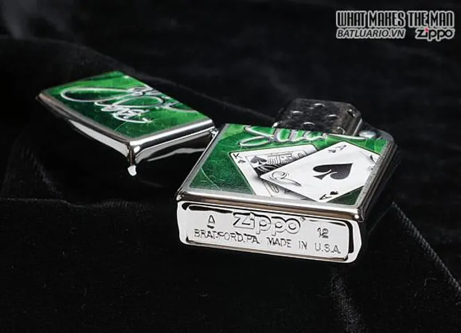 Bật Lửa Zippo 28281 Big Slick - Bật Lửa Crom Xước Chống Gỉ Sang Trọng, Quà Tặng Lý Tưởng Cho Fan Zippo