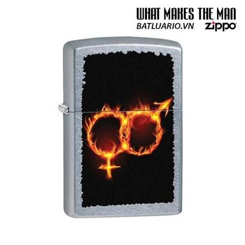 Bật Lửa Zippo 28446 Crôm - Bật Lửa Nam Nữ Thời Trang, Đồ Chơi Phong Cách Đường Phố, Quà Tặng Độc Đáo