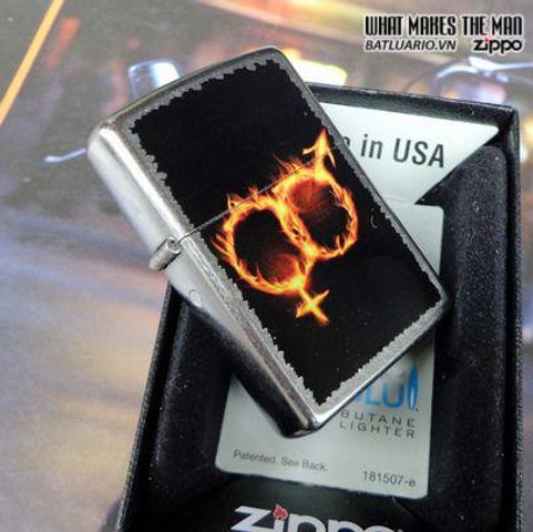 Bật Lửa Zippo 28446 Crôm - Bật Lửa Nam Nữ Thời Trang, Đồ Chơi Phong Cách Đường Phố, Quà Tặng Độc Đáo