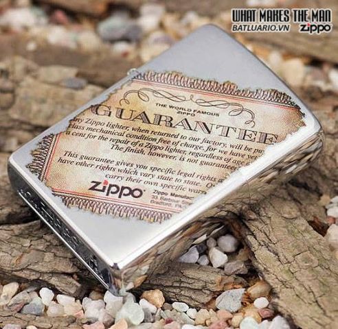 Bật Lửa Zippo 24184 - Bật Lửa Crom Xước Bảo Hành Suốt Đời - Quà Tặng Thời Thượng Cho Người Yêu Thích Zippo