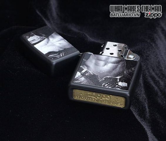 Bật Lửa Zippo 28317 - Ready to Ride Black Matte, Bật Lửa Chất Lượng Cao Cho Người Yêu Thích Xe Máy và Phong Cách Độc Đáo