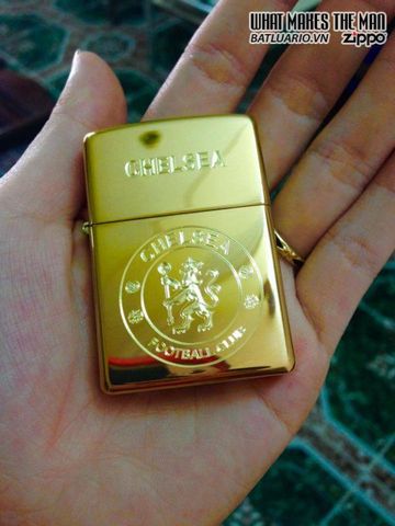 Bật Lửa Zippo Khắc Logo Chelsea 02 - Quà Tặng Yêu Thích Cho Fan Hâm Mộ Đội Bóng Chelsea