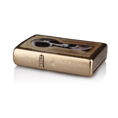 Bật Lửa Zippo 28540 Keyhole Skull Gold Dust - Bật Lửa Họa Tiết Đầu Bọ Cạp Sang Trọng, Quà Tặng Thú Vị Cho Người Sưu Tầm