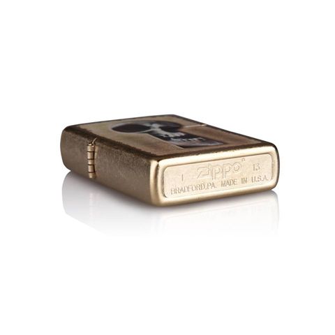 Bật Lửa Zippo 28540 Keyhole Skull Gold Dust - Bật Lửa Họa Tiết Đầu Bọ Cạp Sang Trọng, Quà Tặng Thú Vị Cho Người Sưu Tầm