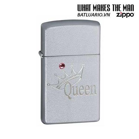 Bật Lửa Zippo Slim Queen 24572 - Bật Lửa Chính Hãng, Thiết Kế Thanh Lịch, Quà Tặng Ý Nghĩa Cho Người Yêu Thích Zippo
